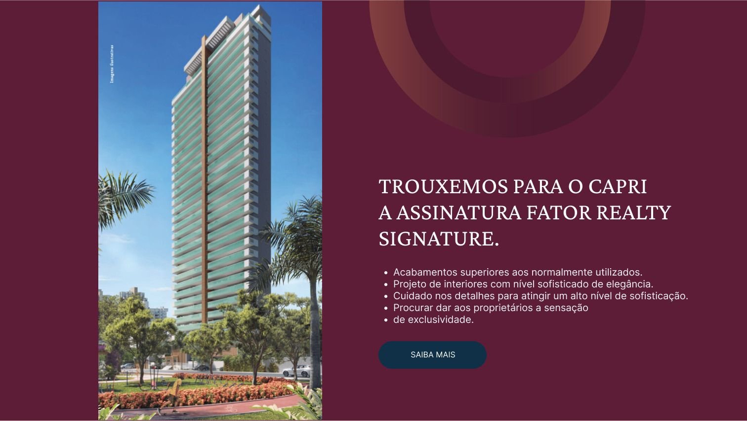 Imagem ilustrando o conceito e a inspiração do projeto Capri.