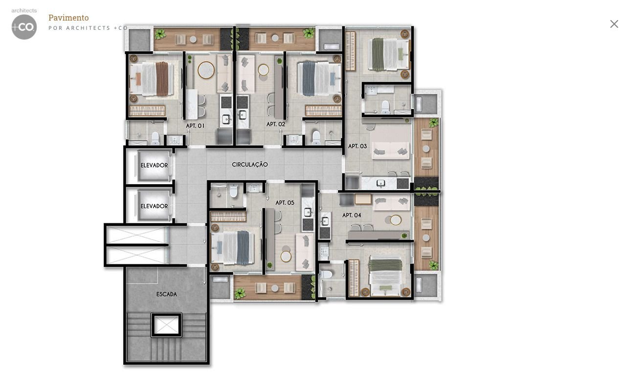Plantas baixas ou de arquitetura do projeto ZN.